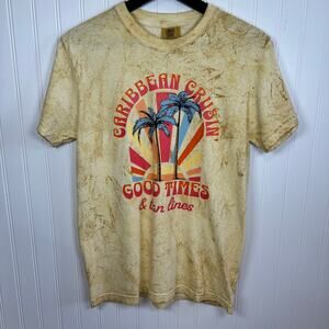 Caribbean Cruisin' Good Times & Tan Lines T-Shirt Sz SM